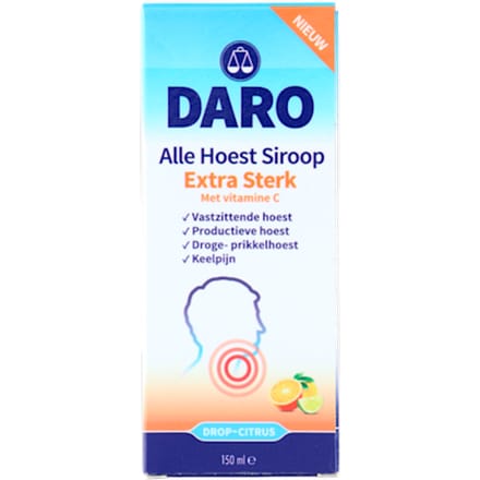Daro Alle Hoest Siroop Extra Sterk met vitamine C - 150ml