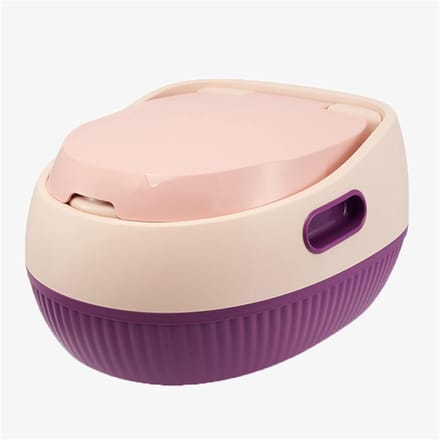Draagbare Potty - Reis Potje - Zindelijkheidstraining - Antislip Stabiliteit - Compact Ontwerp - Roze