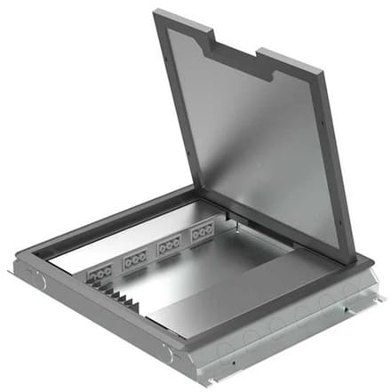 HPL instortvloerdoos 32mm 4xGST + 8x data-uitsparing - kunststof T3 (715.2111)