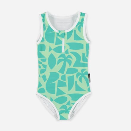 BEACH COMBER PISTACHE - 92/98 - Badpak UV50+ bescherming