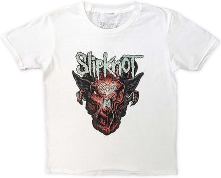 Slipknot - Infected Goat Kinder Tshirt - Kids tm 10 jaar - Wit