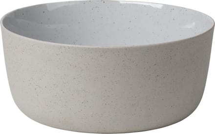 Sablo Cloud Kom | Lichtgrijs / Beige | Stoneware