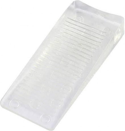 Benson Deurwig - 5x - flexibel rubber - 21 mm - stopper - transparant - deurstop
