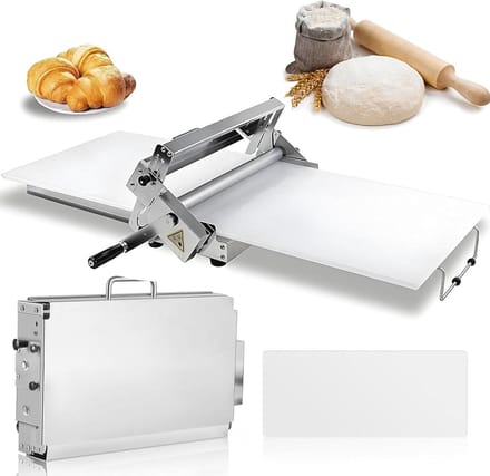 Handmatige Deeguitroller - Deegpers Bakkerijroller - Deeg Lamineren - 55 Dikte Opties - 83x49 cm - Meerkleurig