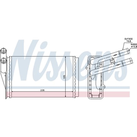 Waterverwarmer NISSENS 70221