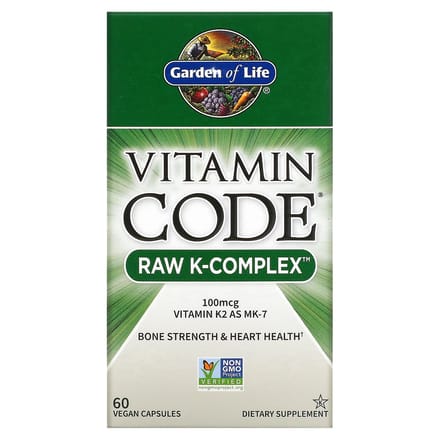 Vitamin Code RAW K-Complex – 60 Vegan Capsules
