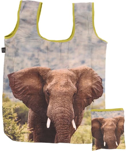 Boodschappentas (vouwtas) - olifant - Esschert Design