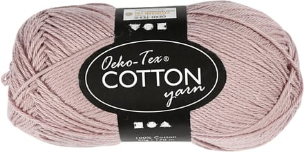 Katoengaren, afm 8/4, L: 170 M, needle 3-3,5, lavendel, 50 gr/ 1 bol