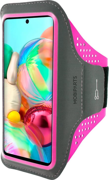 Hardloop Sportarmband geschikt voor Samsung Galaxy A71 - Roze - Mobiparts