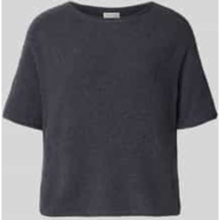 Boxy fit Pullover van Katoenmix-badstof