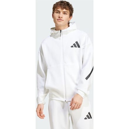 Adidas Z.n.e. Full-zip Hooded Track Jassen Heren - Wit - Maat XS - Poly Mesh
