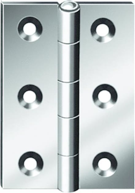 Qlinq Verzinkt Vaste Pen Deurscharnier - 50 x 39 mm