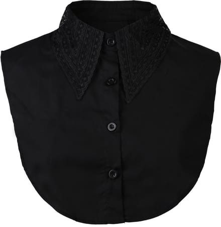 Sunset Fashion | Kraagje | Kant | One Size | Zwart