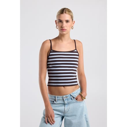 America Today Gami Dark Brown Maat: M | Tops Outlet | Dames | Bruin