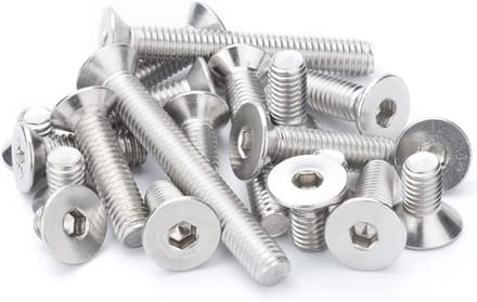 Verzonken Inbusschroeven M3x5mm RVS A2 - Platte Kop - 100 Stuks