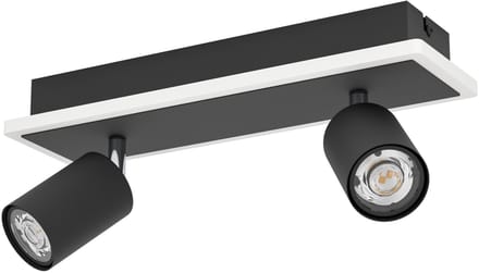 EGLO Rimbocchi 1 Spot - LED - 34 cm - Zwart|Wit - Dimbaar - Lichtscenario's