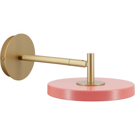 UMAGE LED wandlamp Asteria Short, rosé/messing, stekker