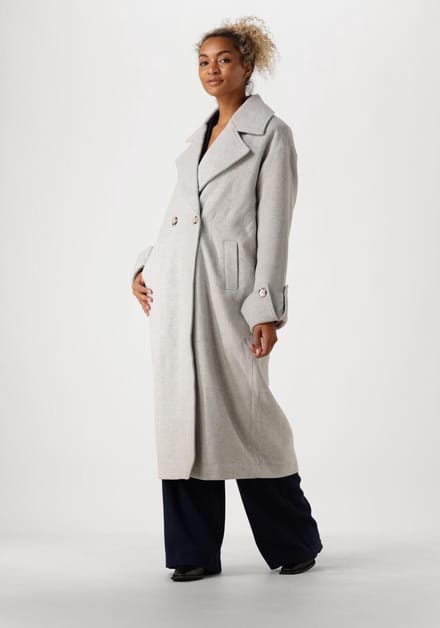 Notre-V Nv-eileen Jassen Dames - Winterjas - Lichtgrijs - Maat XL