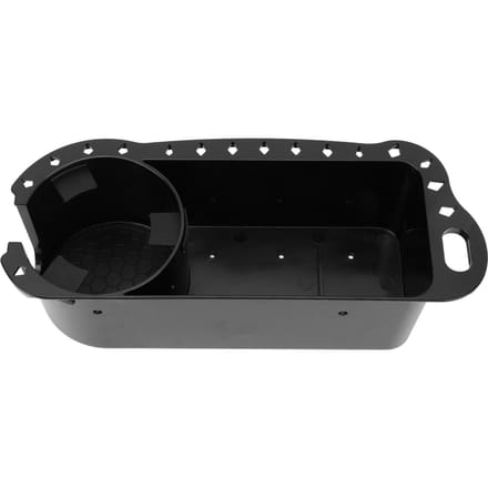 Boot Bekerhouder Multifunctionele Boot Vis Accessoires Organizer met Rubberen Lipje voor Jon Boot Bass Boot Kajak Ponton black