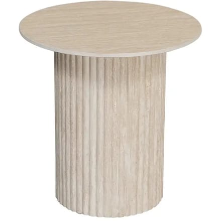 Ambachtelijke keramische salontafel Pole To Pole Travertine