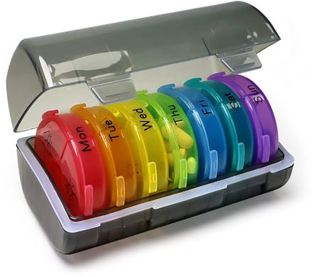 Allecto - Pillenorganizer - Wekelijkse pillenetui - Draagbaar en