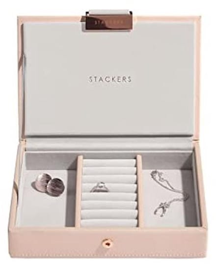 Mini Juwelenbox met Deksel in Blush Roze