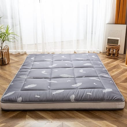 Extra Dikke Futon Vloermatras - Opvouwbaar & Oprolbaar voor Thuis en Camping