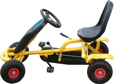 Junior Go-Cart - Skelter - Doortrapper - Geel