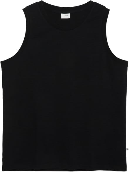 Jacquard Tanktop Met Ronde Halssnit En Ribbelsluiting s.Oliver