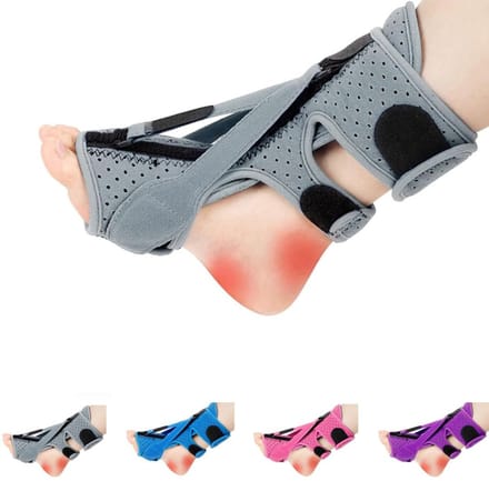 White-Label® Nachtspalk Hielspoor - Zooltjes Brace - Grijs