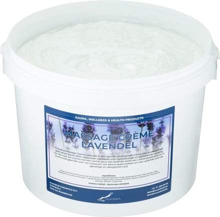 Claudius Massagecrème Lavendel 1 liter