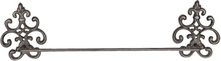 Clayre & Eef Handdoekhouder 58x6x15 cm Bruin IJzer
