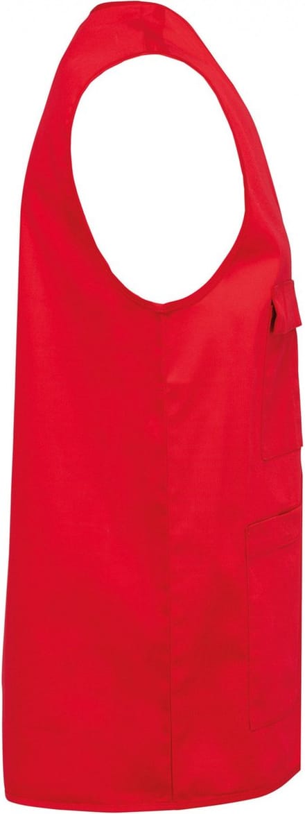 Gilet Unisex S WK. Designed To Work Mouwloos Red 65% Polyester, 35% Katoen