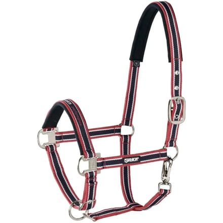 Eskadron Headcollar Pin Buckle Shetland Chili-White-Nightblue