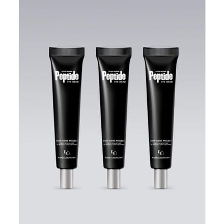 W.skin Laboratory [3 Pak] Stop Aging Peptide Oogcrème 30ml NONE black