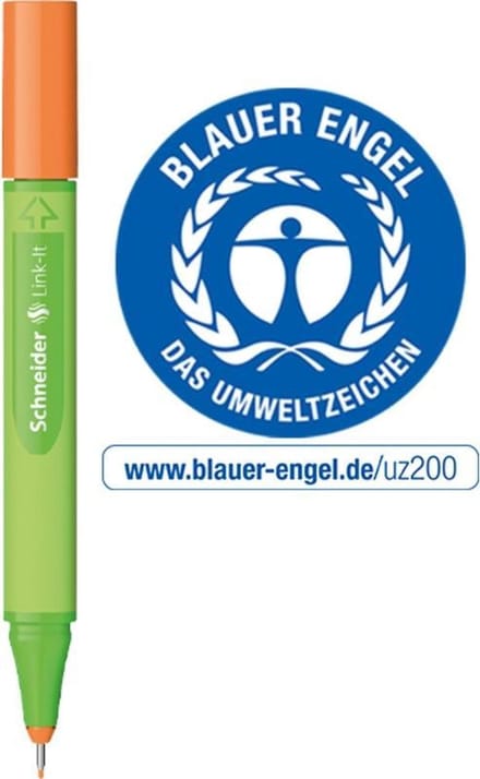Schneider fineliner - Link-it - lijnbreedte 0,4mm - tango-orange - S-191206