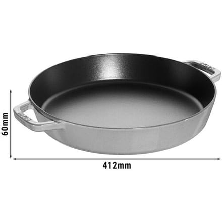 STAUB PANS - Paellapan - Ø 340mm - Gietijzer - Grafietgrijs