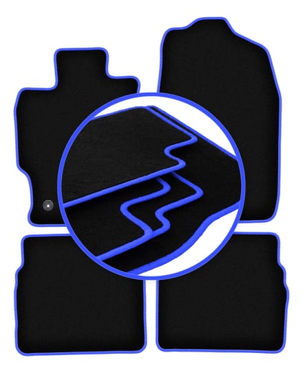 CARLUX-BLUE automatten voor: Mazda 6 II GH sedan, stationwagen, liftback, hatchback (2007-2012)