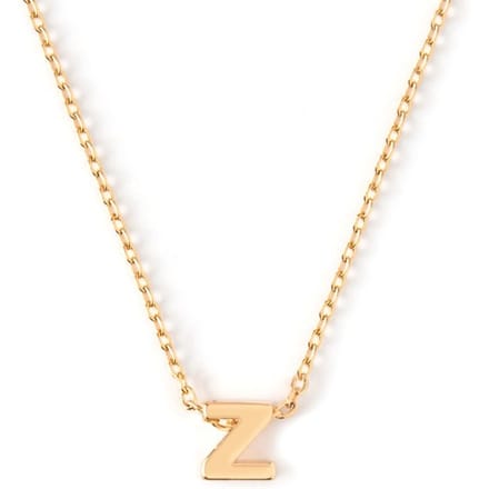 Orelia letter ketting Z goudkleurig