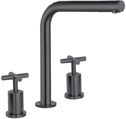 Lanesto Urban Brooklyn recht Gun Metal Zwart