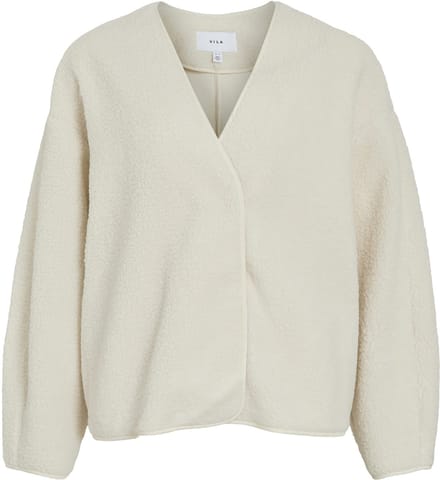 Vila Jas Viada Loose L/s Teddy Jacket 14116337 Birch Dames Maat - 38