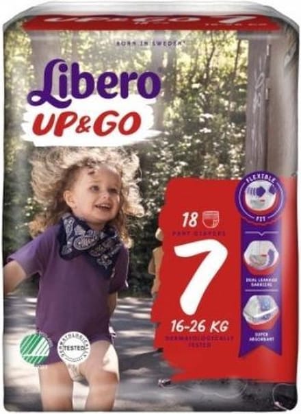 8x LIBERO UP&GO 7 (16-26KG) - 16st/pak