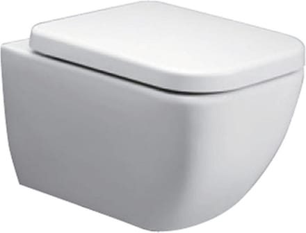 Mawialux hangend rimless toilet - softclose zitting - Vierkant - Glans wit - Florida