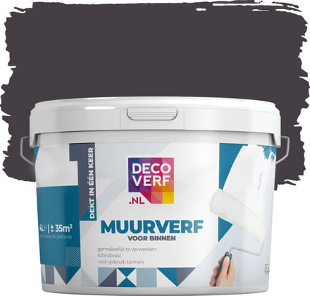 Decoverf muurverf mat nachtpaars, 4L