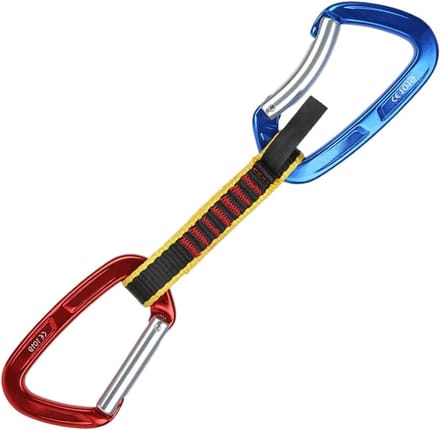Klim Quickdraws - Karabiner Accessoires - Bergsport Abseilen - Dubbele Gate Structuur - 27 cm - Niet gespecificeerd