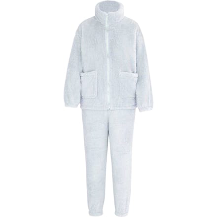 Miso Dames Sherpa Fleece Loungewear Set (Blauw)