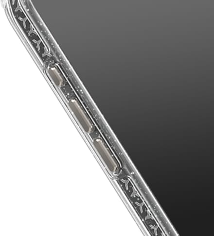 Force Case, Hoesje geschikt voor iPhone 17 Pro Max - Air Xtrem MagSafe Versterkt & Glitter 4m, Transparant