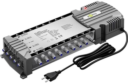 Goobay Sat multi-switch 5 ingangen/16 uitgangen, verdeler voor max. 16 deelnemers van één satelliet