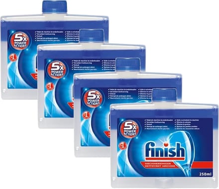 Finish Integrale Machinereiniger Regular Vaatwasser - 4x 250 mL - Voordeelverpakking