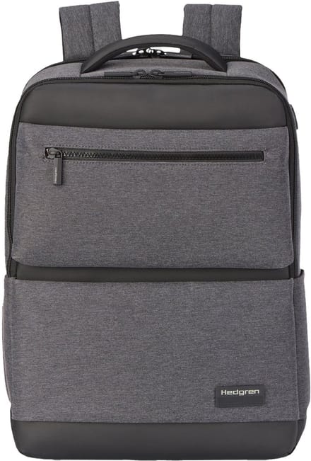Hedgren Script Rugzak met 2 compartimenten 15,6 inch met RFID-bescherming – USB-poort – Waterafstotend –Stylish Grey